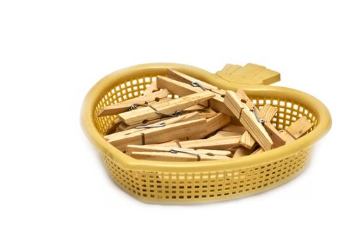 Isolated clothespins