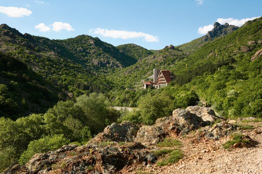 View from the Sinite kamani nature park near the town of Sliven, Bulgaria