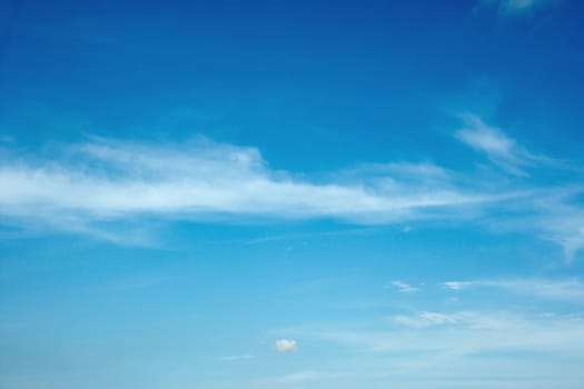 Blue sky with some clouds