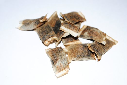 Portion bags of snuff.