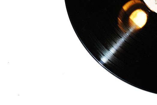 An oldfashioned vinyl album.