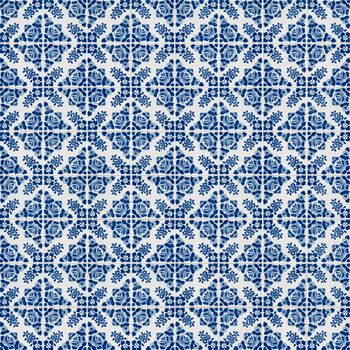 Seamless tile pattern of ancient ceramic tiles.