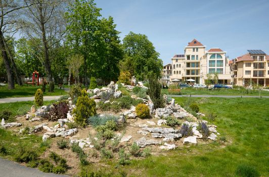 The new part of the town of Obzor, Bulgaria