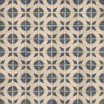 Seamless tile pattern of ancient ceramic tiles.