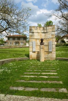 Memorial of Anastas Kipilovski in the center of Kipilovo village