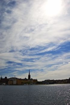 View over Stockholm city