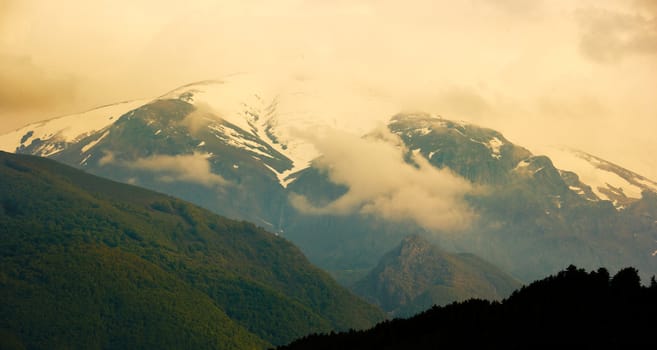 Botev peak, the highest peak of the Balkan mountains, Bulgaria