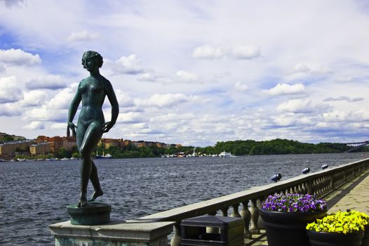 View over Stockholm city