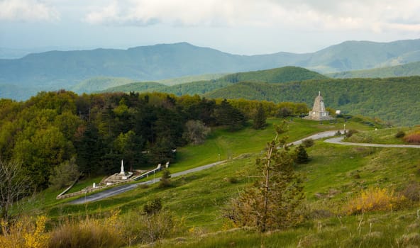 General view from Shipka peak to the East