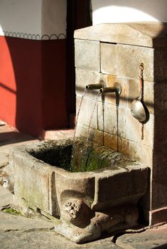 Fountain in Rila monastery, Bulgaria