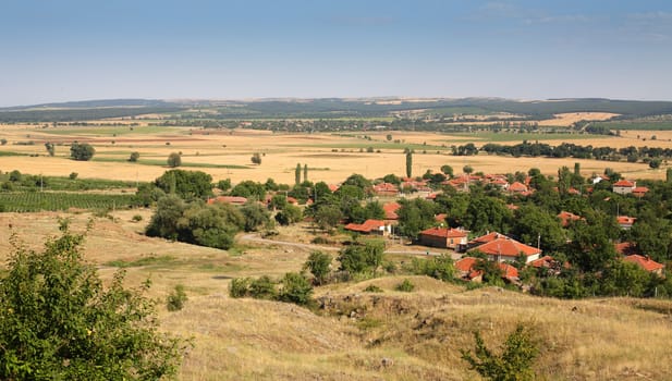 Landscape from the countryside of Eastern Bulgaria