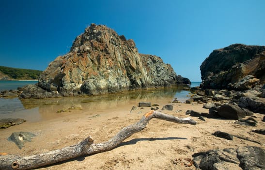 The beach of Silistar, near Ahtopol, Bulgaria