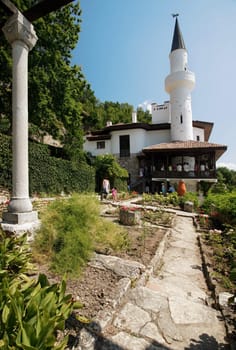 The temple of the Romanian princess in Balchik, Bulgaria