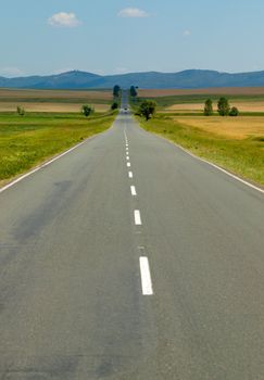 Scene with a road