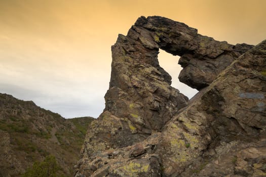 The Halkata rock phenomenon near the town of Sliven, Bulgaria