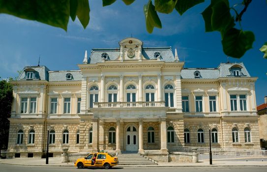 The library building in the city of Rousse, Bulgaria