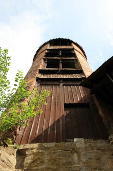 this image shows a old tower