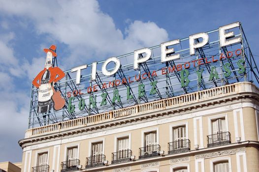 Tio Pepe at Puerta del Sol, Madrid