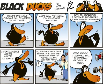 Black Ducks Comic Strip episode 18