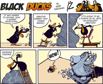 Black Ducks Comic Strip episode 14
