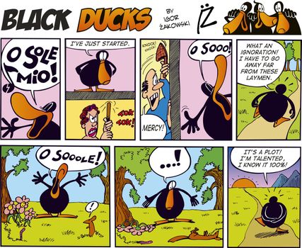 Black Ducks Comic Strip episode 12