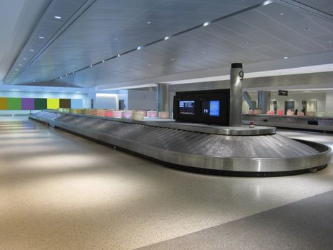 Baggage carousel at Houston airport