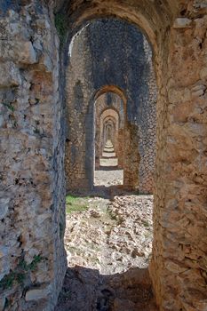 Arch path - Zeus Roman Temple, Terracina Italy