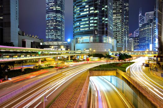 Hong Kong at night