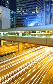 modern city at night