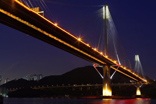 Ting Kau Bridge in Hong Kong