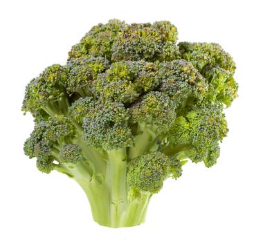 Broccoli isolation on a white background. Healthy food as it is