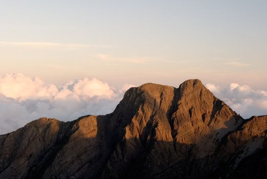 It is a beautiful mountain in Taiwan.