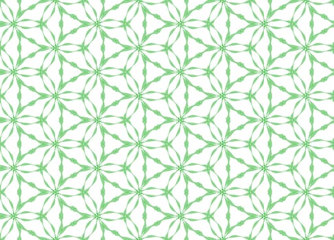 Wallpaper pattern on the white background