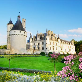 beautiful castles of Loire valley 