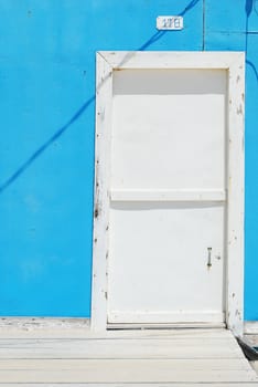 beautiful and traditional fisherman house in the portuguese coast (detail)