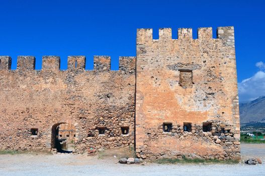 Travel photography: Frangocastello: venetian castle on the south coast of Crete