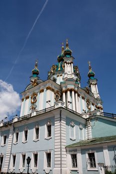 Saint Andrew Orthodox Church in Kiev, Ukraine