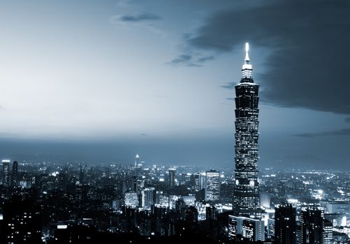 It is the tallest building called "Taipei 101"