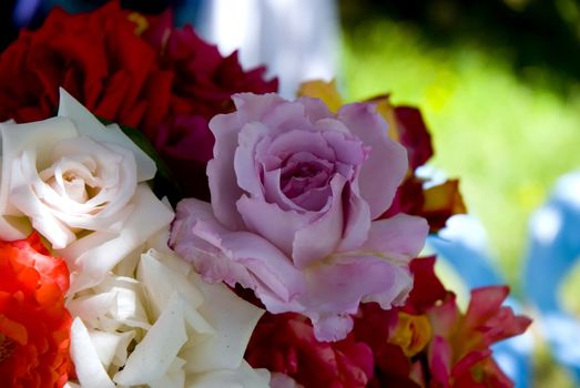 A pretty table centerpiece... that's always in bloom! 