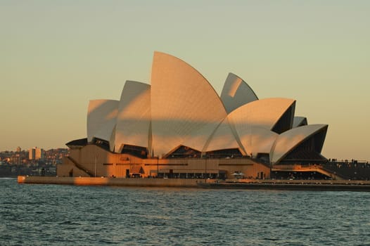 Opera House in Sydney, dusk photo