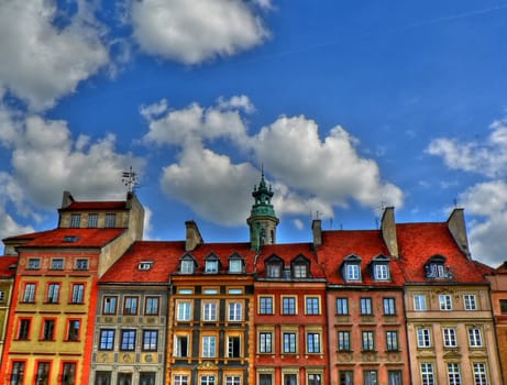 Old city in Warsaw called also Stare Miastro