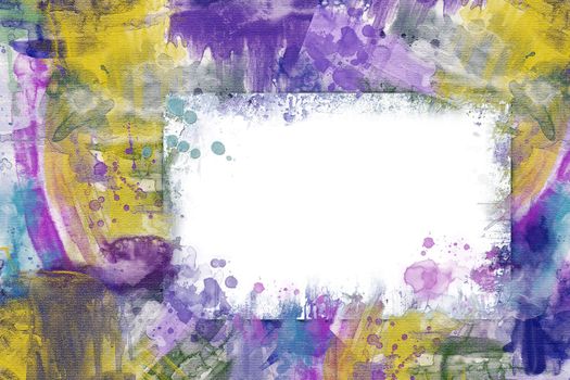 Paper impregnated with different paints