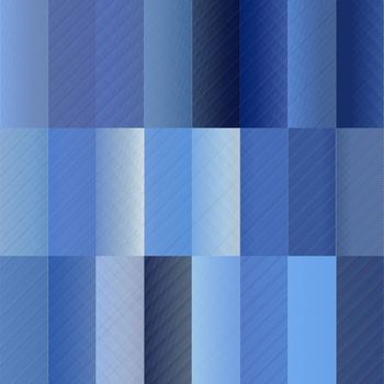 seamless texture of different blue textured square shapes 