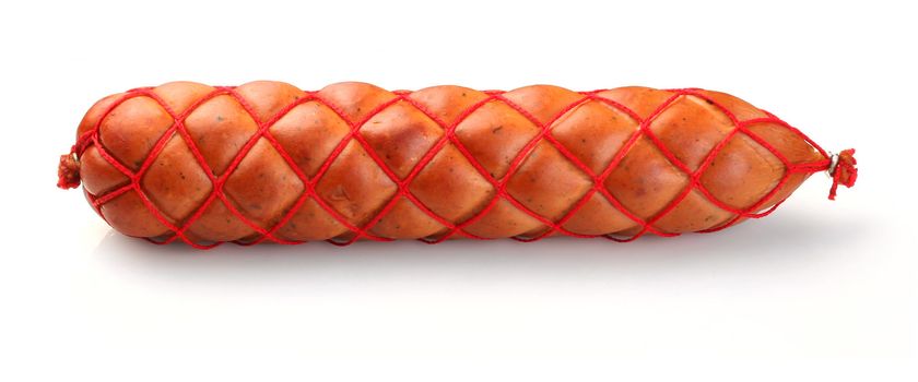 Sausage braided with red strand
