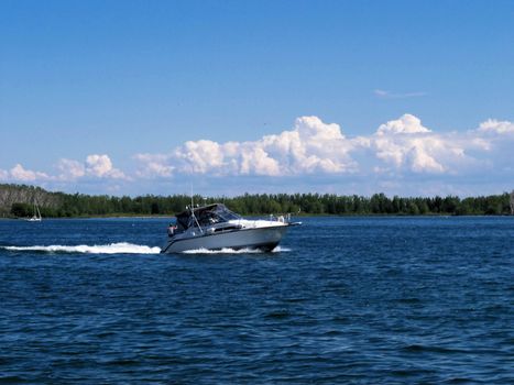 Nice Day For A Crusie ON A SPEED BOAT