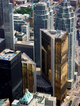 The financial heart of Toronto. Bay Street is popular as financial heart of Toronto Canada. 
