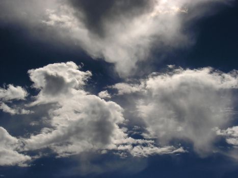 From series ?My Clouds?. Stormy sky with clouds. 