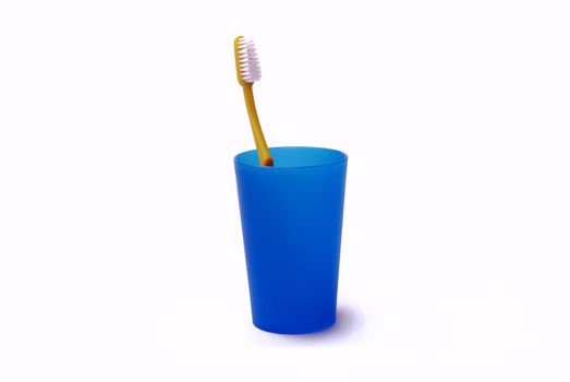 Toothbrush in a color holder