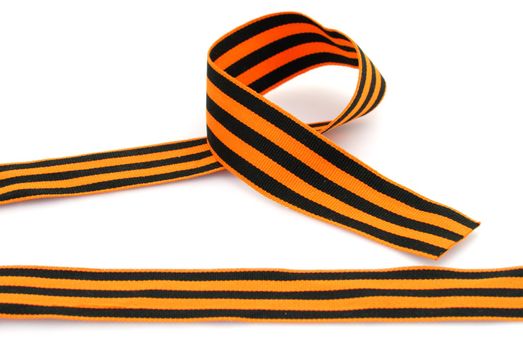 guards ribbon, flame and smoke, russian symbol victory