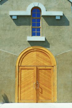 Beautiful doors on the front of a building